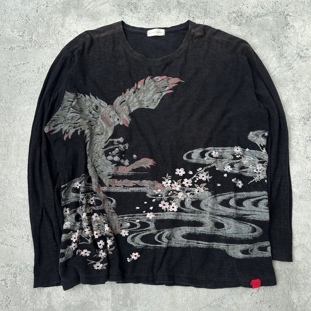 Sukajan Mind Games Vintage RARE Longsleeve