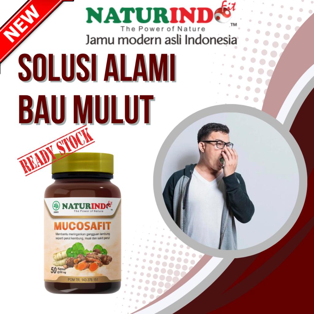 Mucosafit Penghilang Bau Mulut Herbal Bau Mulut Dan Nafas Halitosis Naturindo
