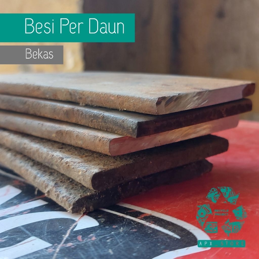 Besi Baja Per Daun Bekas, Lebar 5cm.
