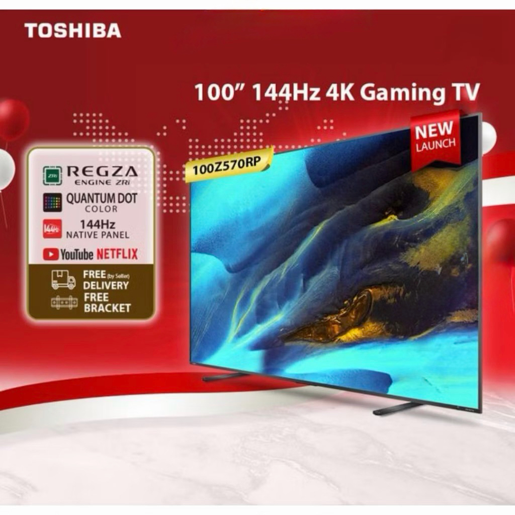 TV TOSHIBA 100INCH SMART ANDROID 4K UHD 100Z570RP TV TOSHIBA 100 INCH TV TOSHIBA 100INCH TV 100 INCH