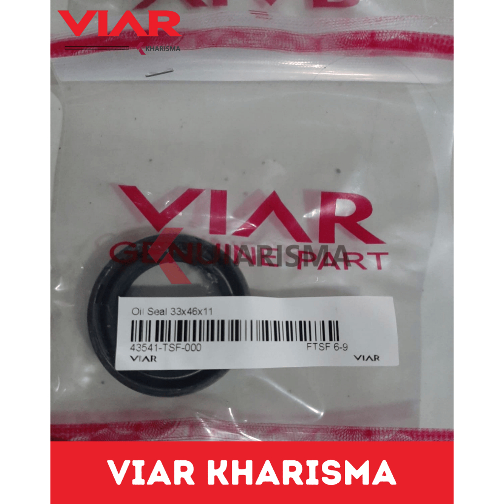 SEAL SHOCK VIAR TRAIL CROSSX 150 SF - Oil Seal 33x46x11 Kode part 43541-TSF-000