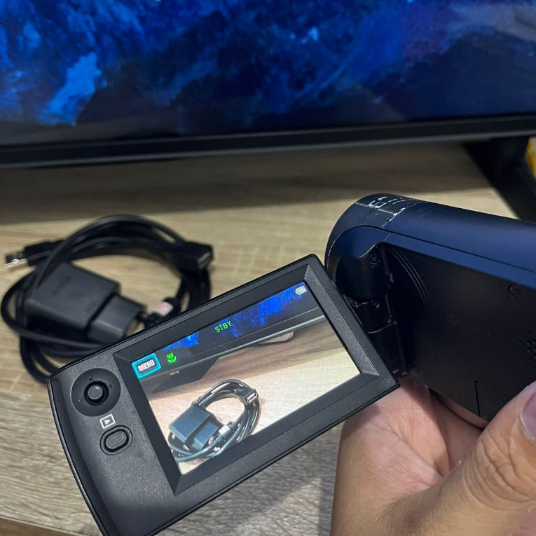 Handycam Sony CX405 Second Minus HDMI Cocok untuk VLOGING