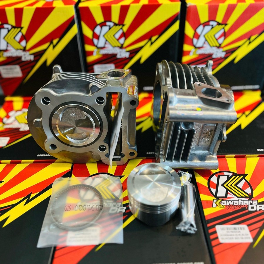 BLOK SEHER SET KAWAHARA MIO 58.5 MM MIO SPORTY NOUVO MIO KARBU BOREUP KAWAHARA RACING DR
