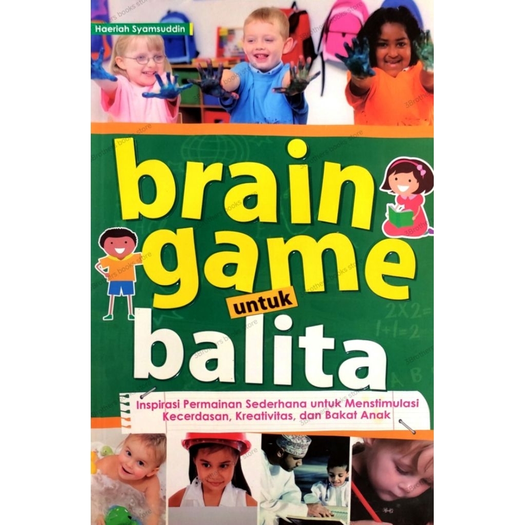 Buku Brain game untuk balita (Preloved)