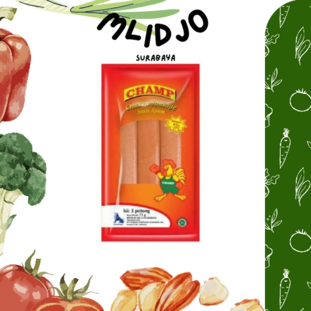 CHAMP SOSIS SAPI ISI 3 PCS/Champ SOSIS SAPI ISI 3