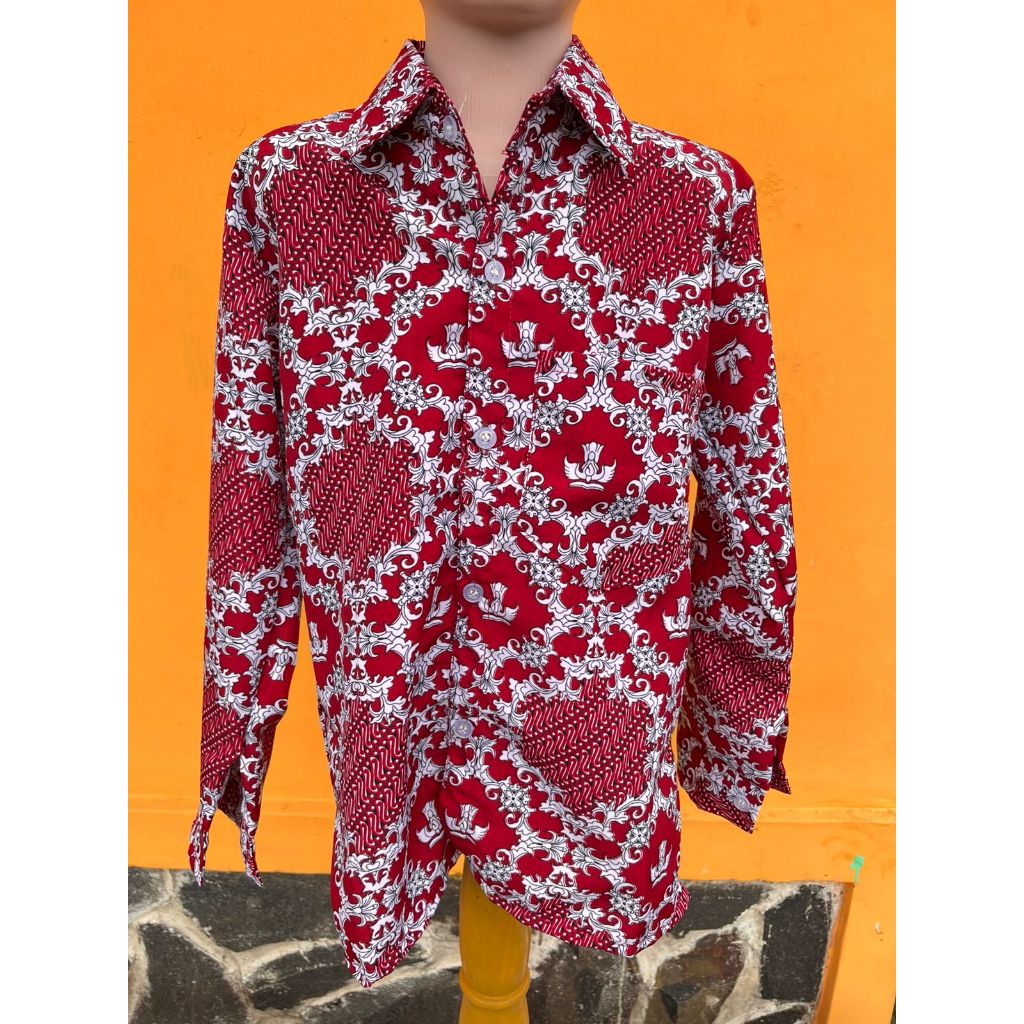 Seragam Batik SD Nasional Motif LERENG SD