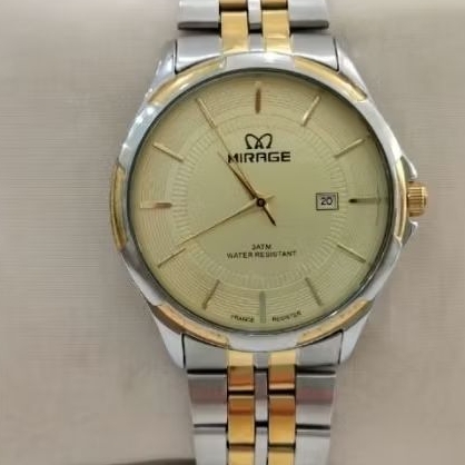 Mirage 8603 Pria Cakep Gold Silver Original