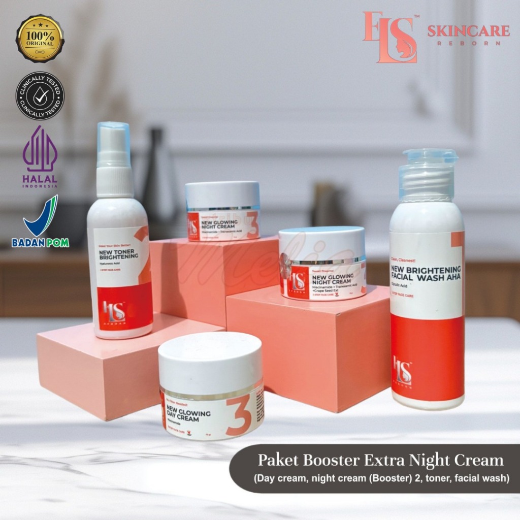 DLC - Ls Skincare Paket Booster Extra Night Cream Booster