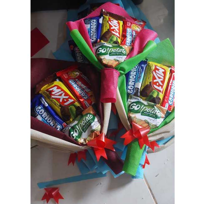 buket Snack 5000 / hampers jajan / buket jajan 5000