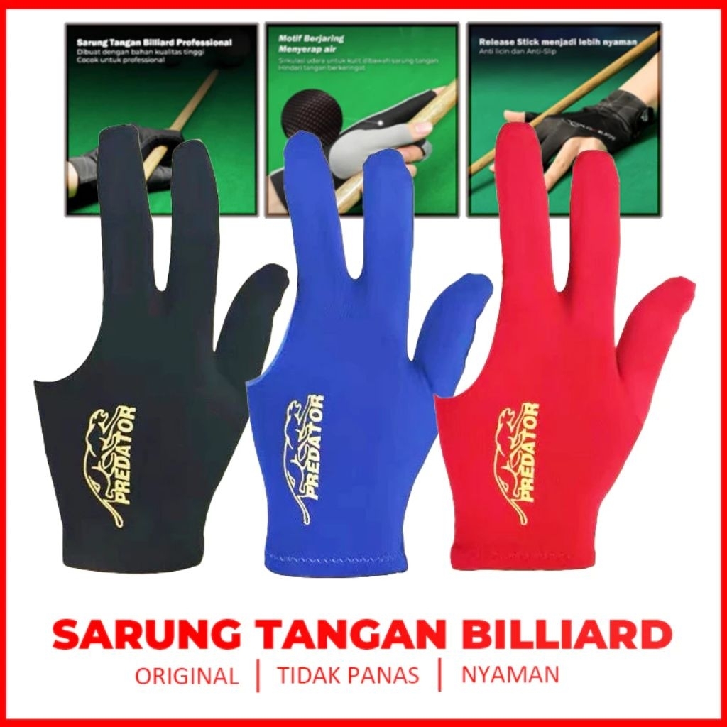 Sarung Tangan Billiard Predator
