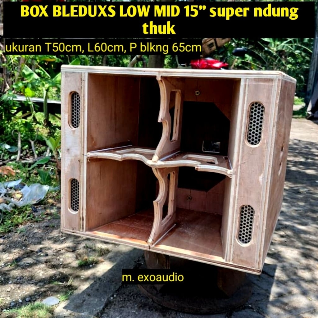 Box Speaker Gajahan Bleduxs 15inch Single Super Dung Thuk By M. Exoaudio