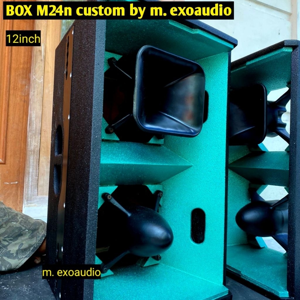 Box T24n /M24n 12 Inch Bahan Super Bagus By M. Exoaudio