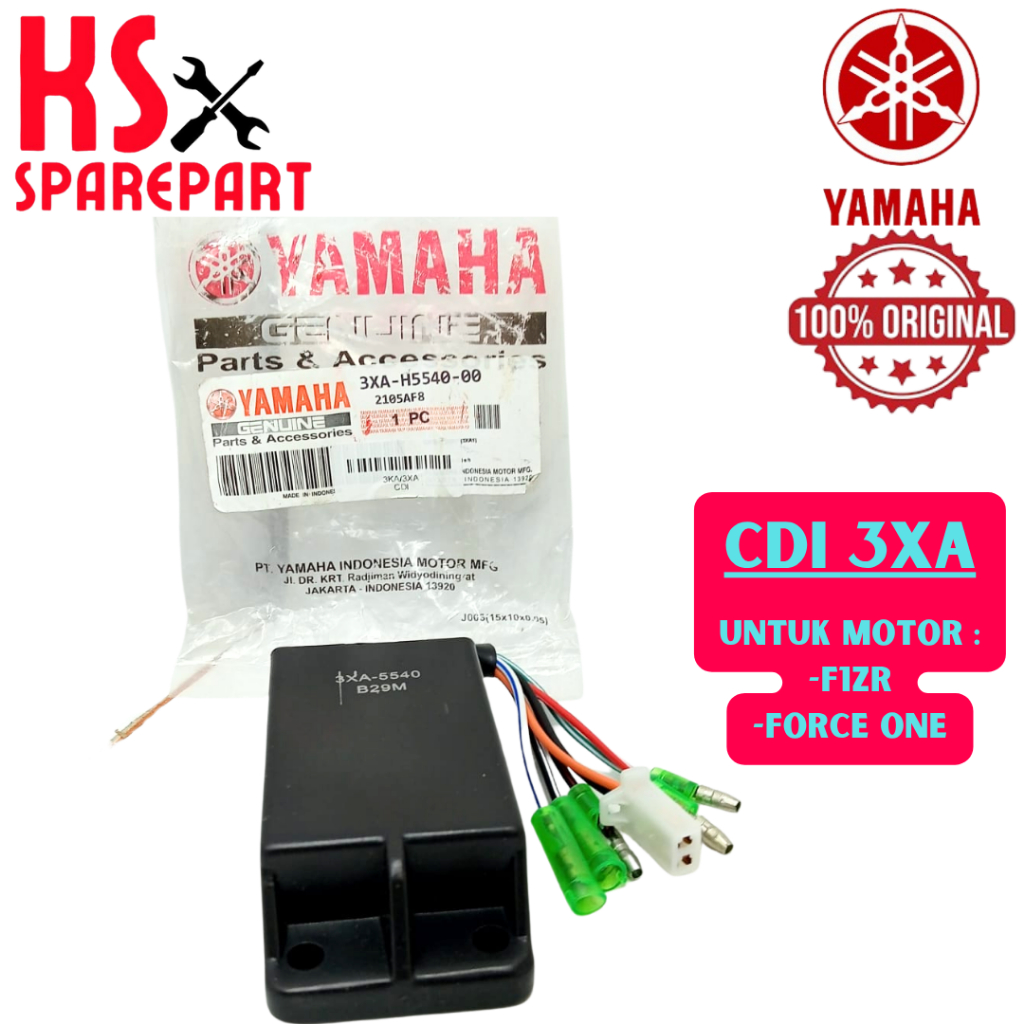 CDI KODE-3XA YAMAHA MOTOR F1ZR FORCE ONE PRODUK BERKUALITAS ASLI 100% ORIGINAL YAMAHA YGP PRESISI .
