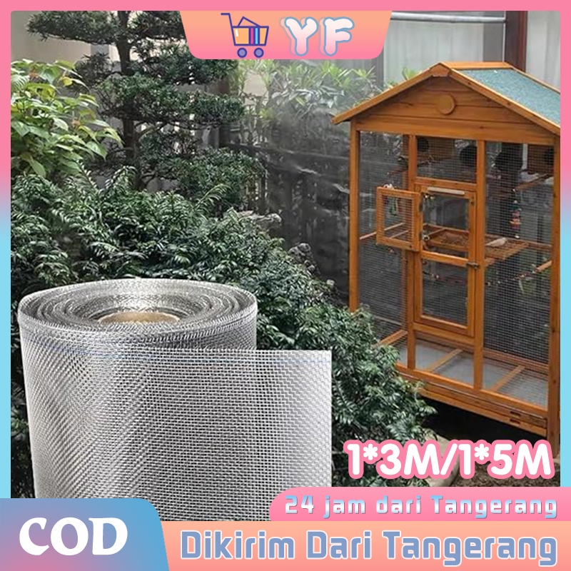 1*3M/1*5M Kawat Nyamuk Stainless / Wire Mesh 19 Stainless Kawat Nyamuk / Wire Mesh Saringan