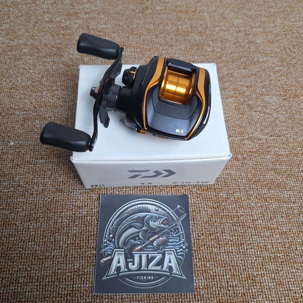 Daiwa T3 SV 8.1R-TW (Ex JDM) , Reel BC, Handel kanan, Baitcasting Reel, Right Hand,