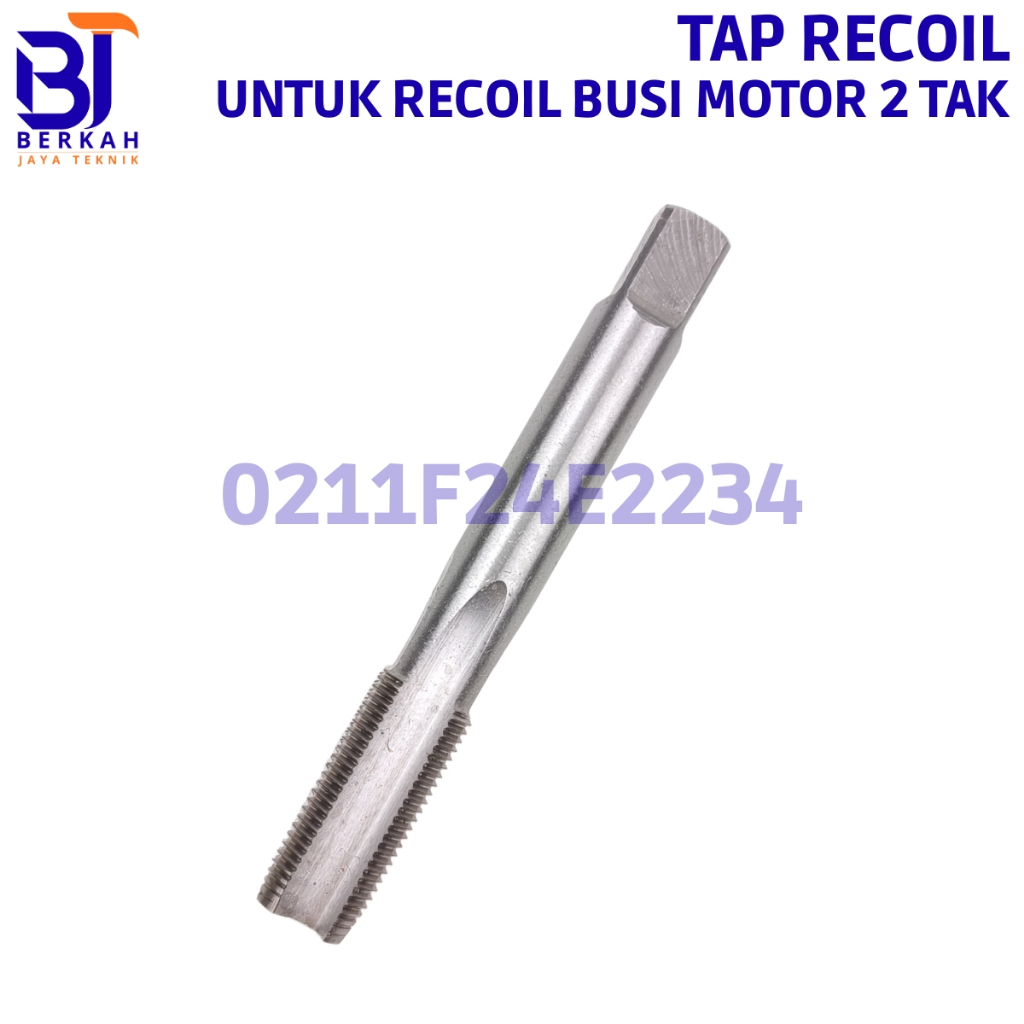 Hand Tap Recoil Busi Motor 2Tak Tap Khusus Untuk Recoil Helicoil