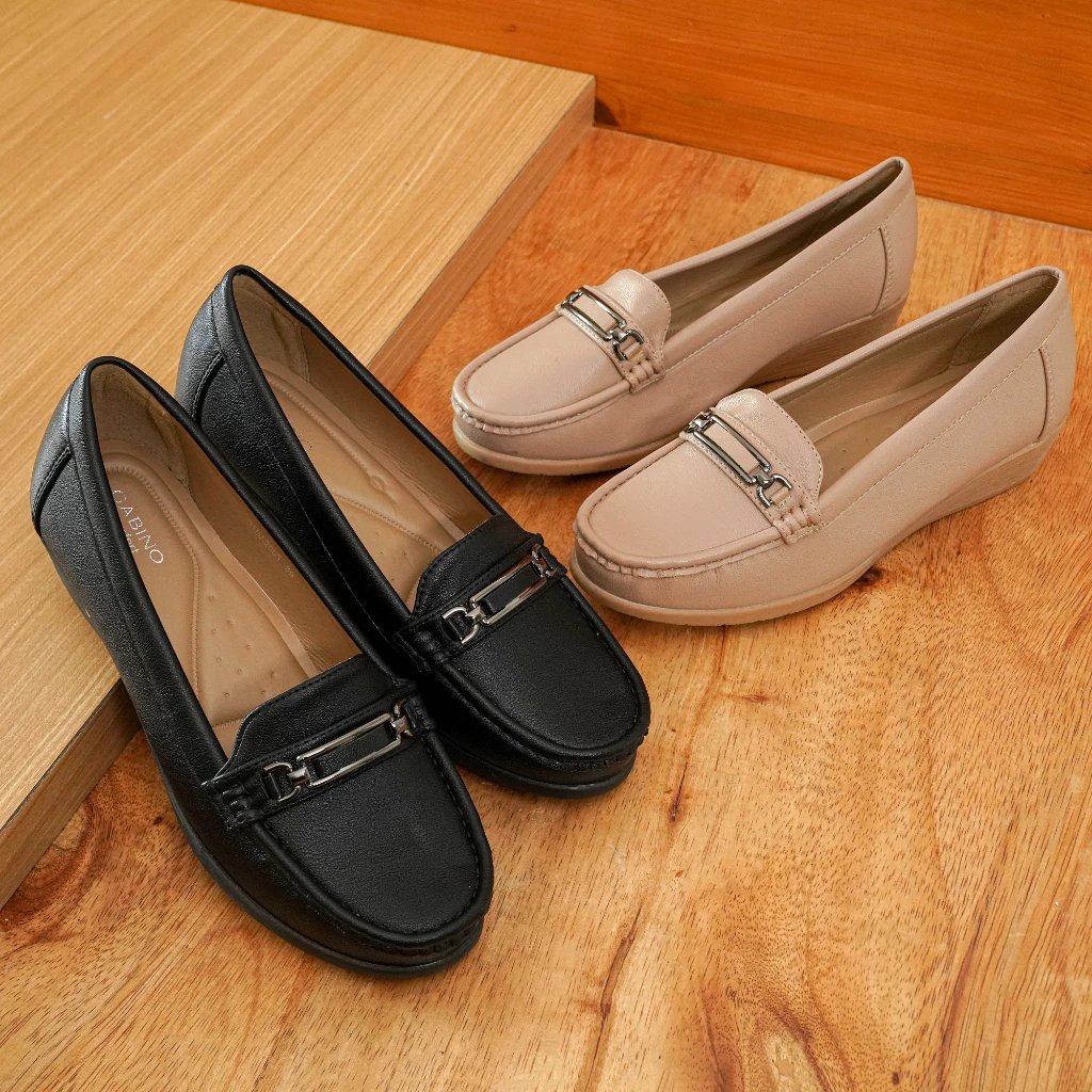 GABINO SP Sepatu Wanita Wedges Moccasin-O1DA2005-L.BROWN