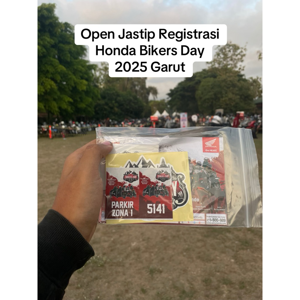 JASTIP REGIST HONDA BIKERS DAY 2025 GARUT