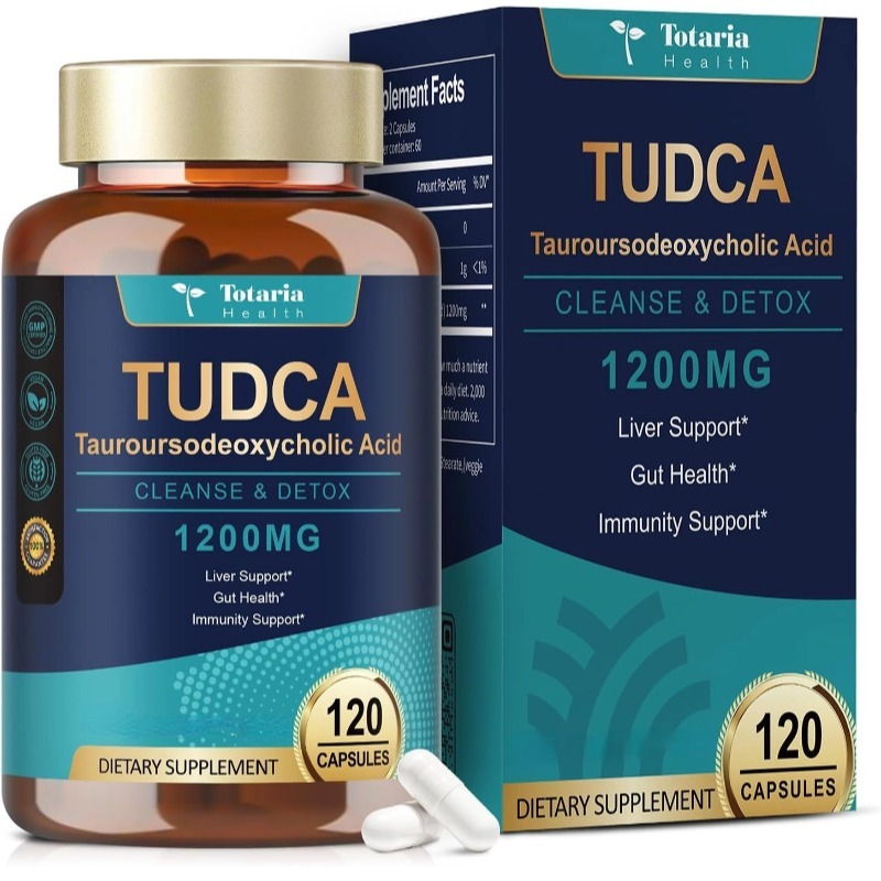 TUDCA (Tauroursodeoxycholic Acid) 500mg per Serving, Bile Salts Liver Supplement