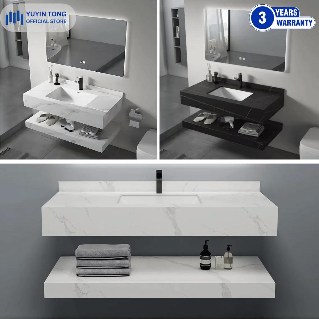 Kabinet wastafel kabinet kamar mandi wastafel cabinet Set Rock Beam Stone Kabinet Wastafel Kamar man