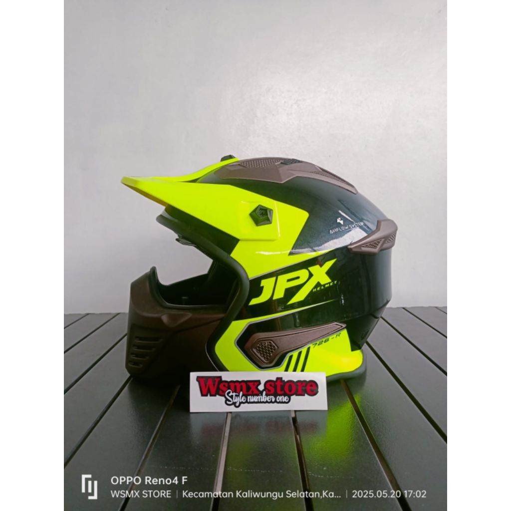 Helm jpx original seri 726 half face full face