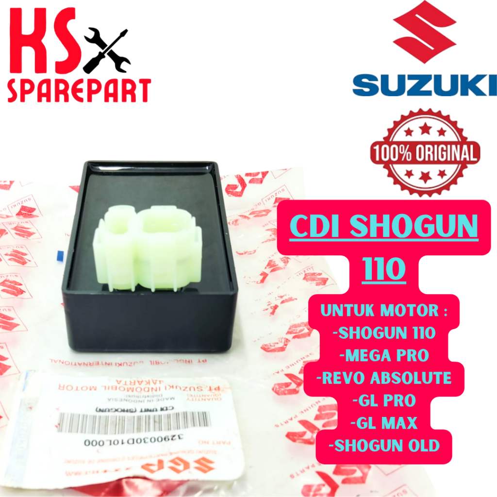 CDI KODE-SHOGUN 110 ASLI Suzuki Shogun 110 Kebo (Shogun 110 R) BERKUALITAS ASLI 100% ORIGINAL SUZUKI