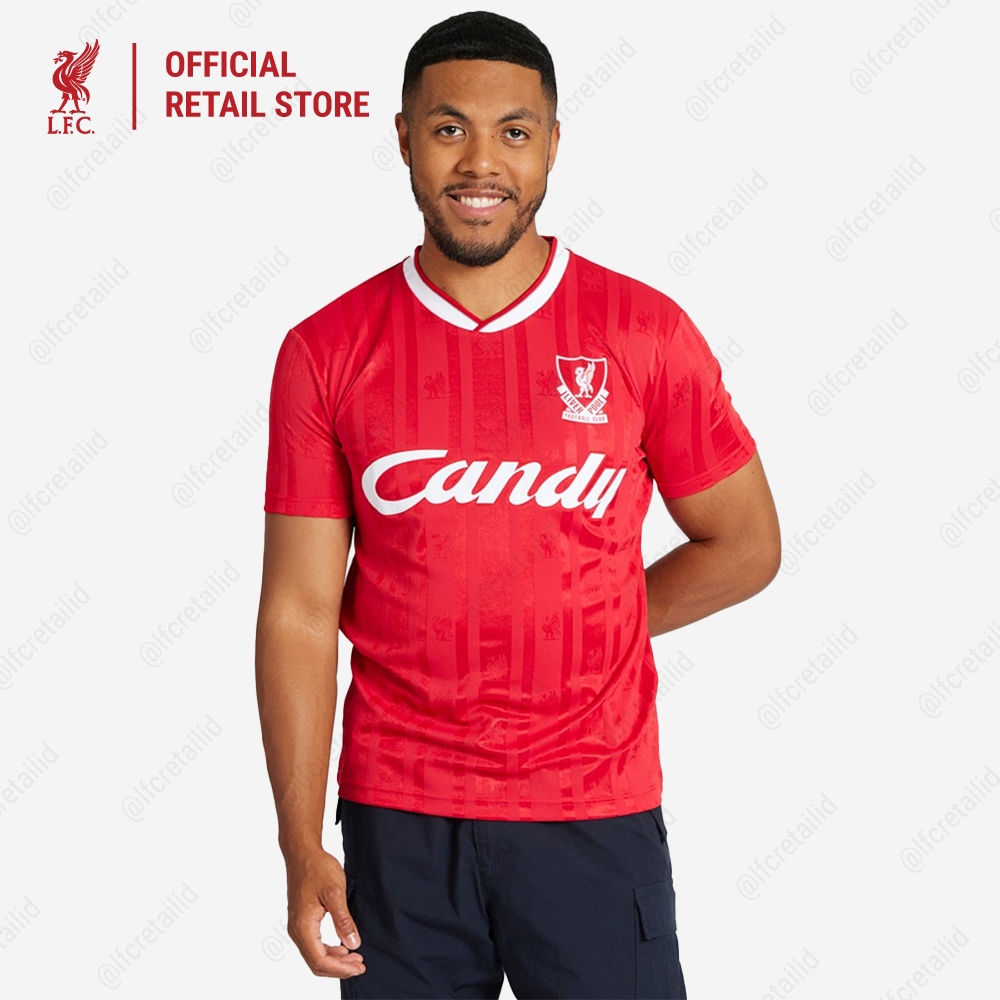 Liverpool FC 1988-1989 Home Shirt - Official LFC Jersey Original Pria