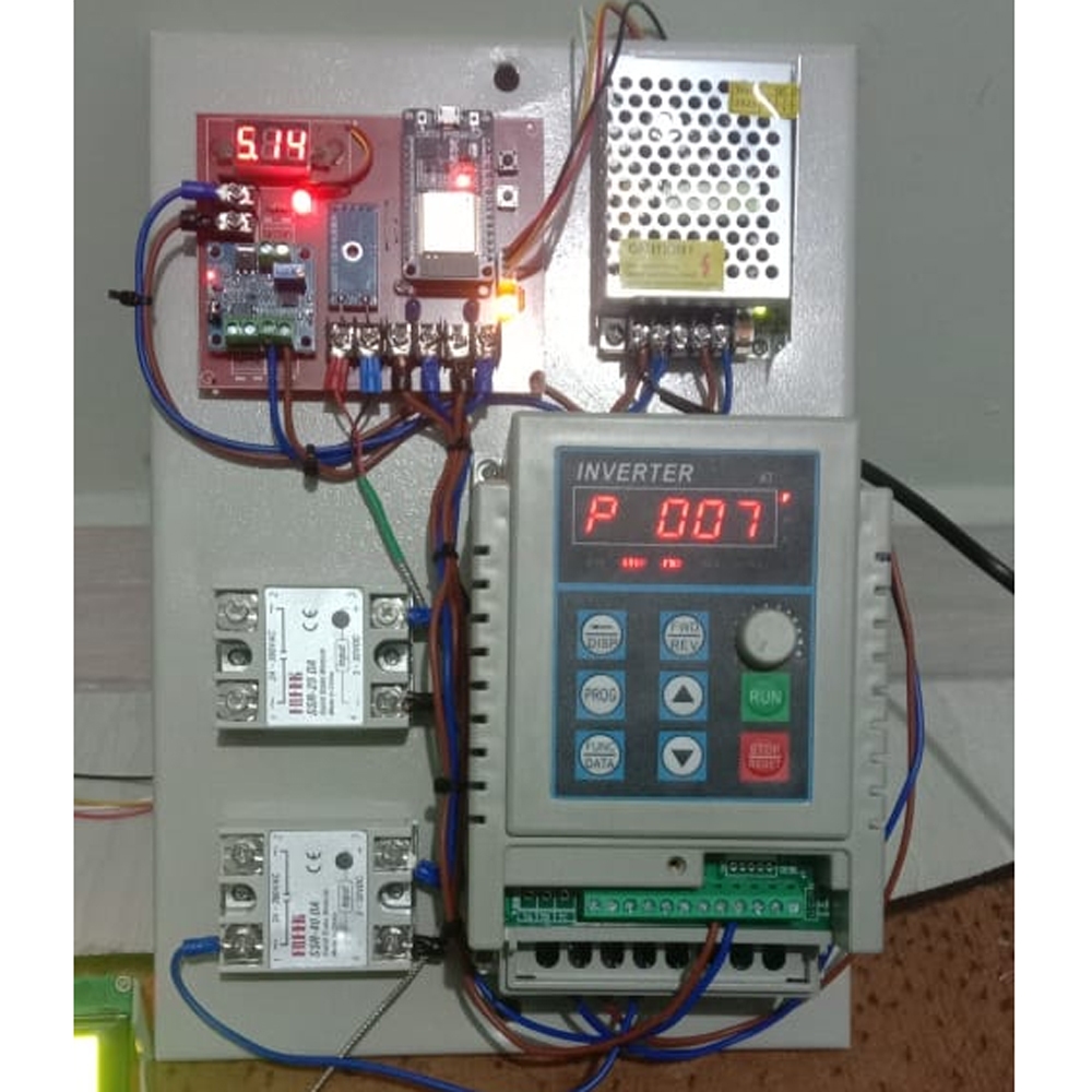 Trainer Inverter VFD + ESP32 IoT Control | Trainer Motor Listrik Industri | PLC Training Panel Otoma