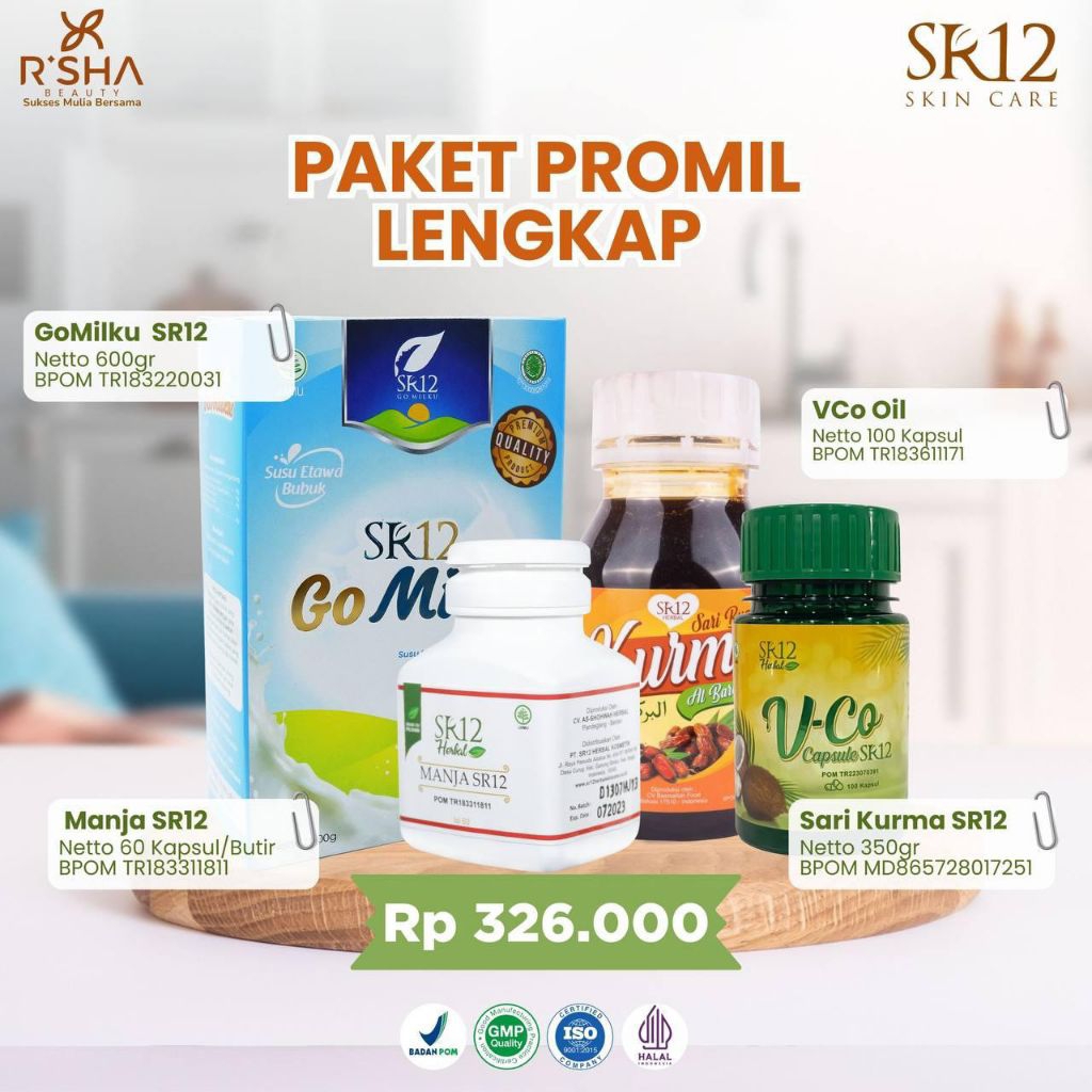 [sr12cikeasbylanny] [Pricelist] SR12 Herbal Paket Promil Lengkap