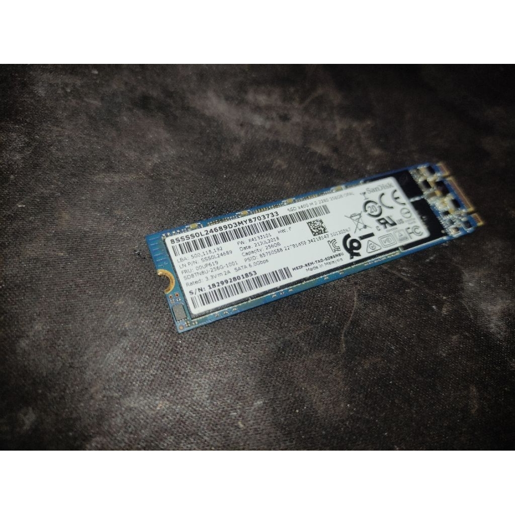 SSD M.2 SATA SanDisk 256 GB