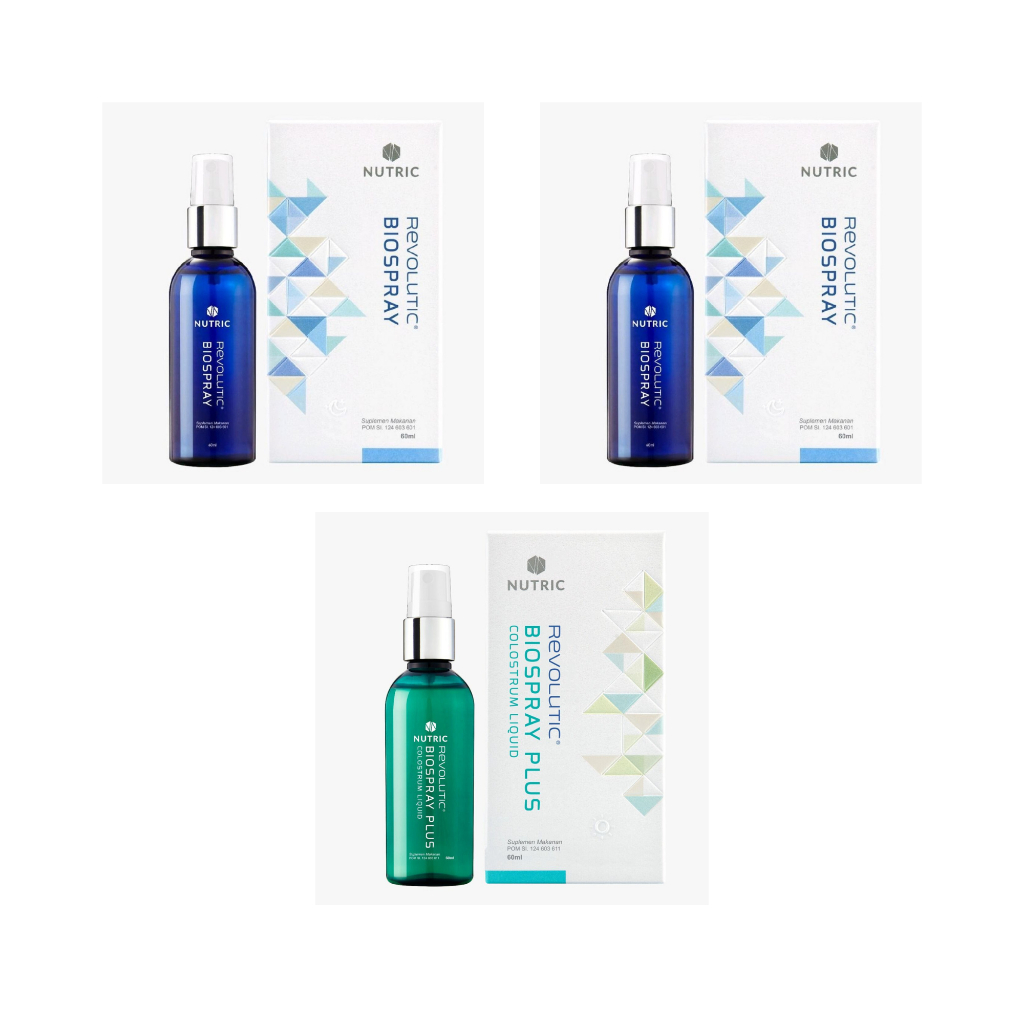 SATU PASANG (1 BIOSPRAY REG BIRU + 1 BIOSPRAY PLUS) 100% ORIGINAL