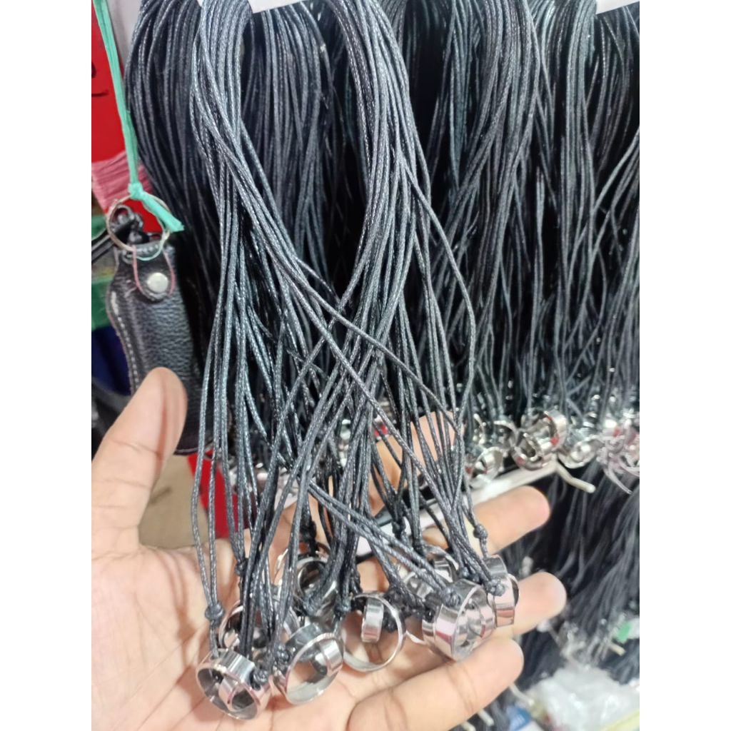 kalung cincin kalung viral kalung serut liontin cincin 12pcs