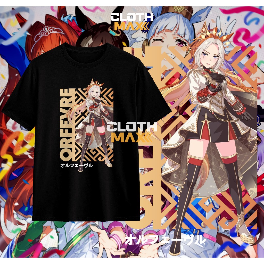 Kaos Baju Orfevre Tshirt Dewasa Uma Musume Pretty Derby Game Still in Love Murah Agnes Tachyon Otaku