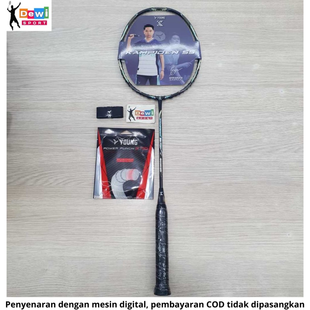 Raket Badminton YOUNG KAMPIOEN SS700/SS800/SS900 (KEVIN SANJAYA)