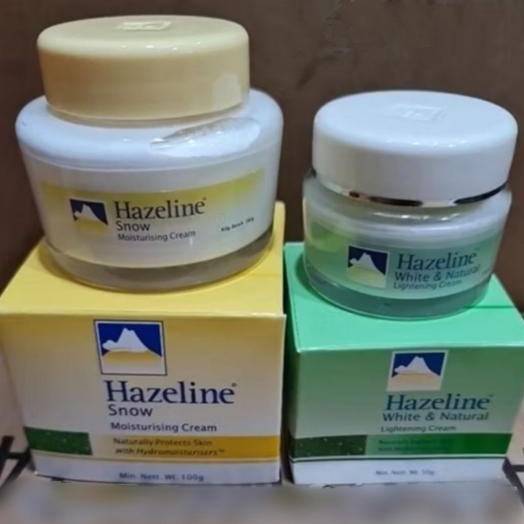 HAZELINE SNOW MOISTURIZING CREAM 100GR. WHITE N NATURAL 50GR. Original Malaysia