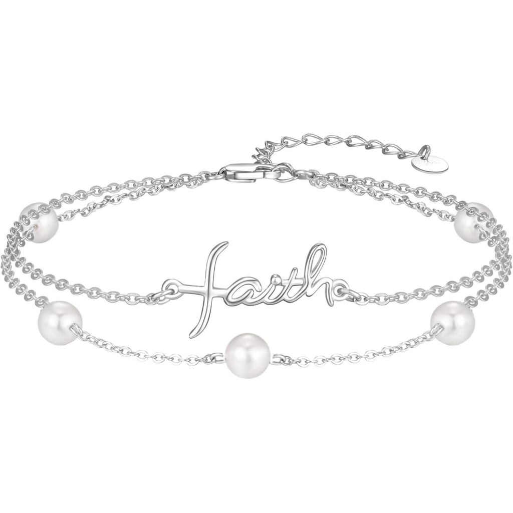 Gelang Mutiara Air Tawar S925 Perak Murni | Freshwater Pearl