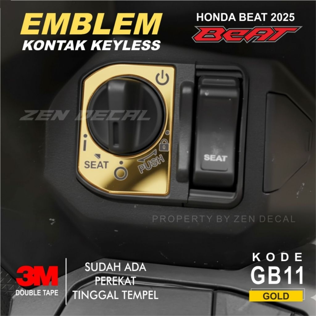 EMBLEM KONTAK KEYLESS BEAT 2025