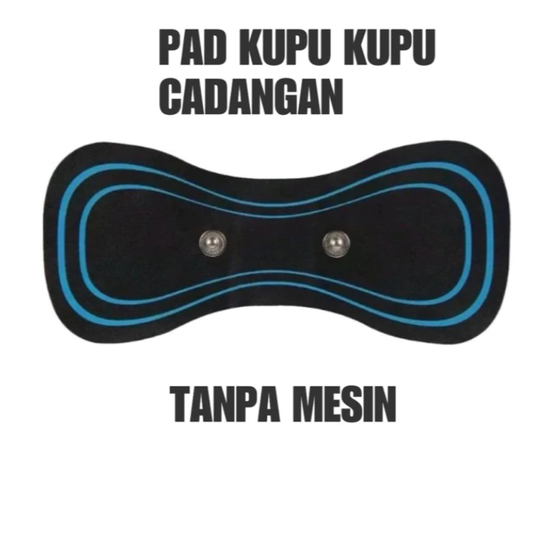 Pad Elektroda EMS/TENS 10 Lembar Perekat Konduktif untuk Terapi Pijat Listrik