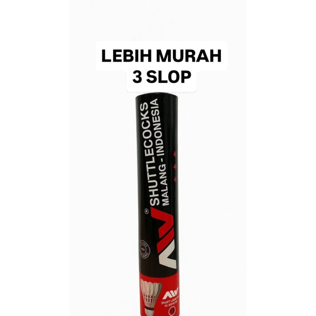 SHUTTLECOCK AW HITAM / BOLA BADMINTON AW / SHUTTLECOCK BADMINTON AW /  SHUTTLECOCK BULUTANGKIS AW / 