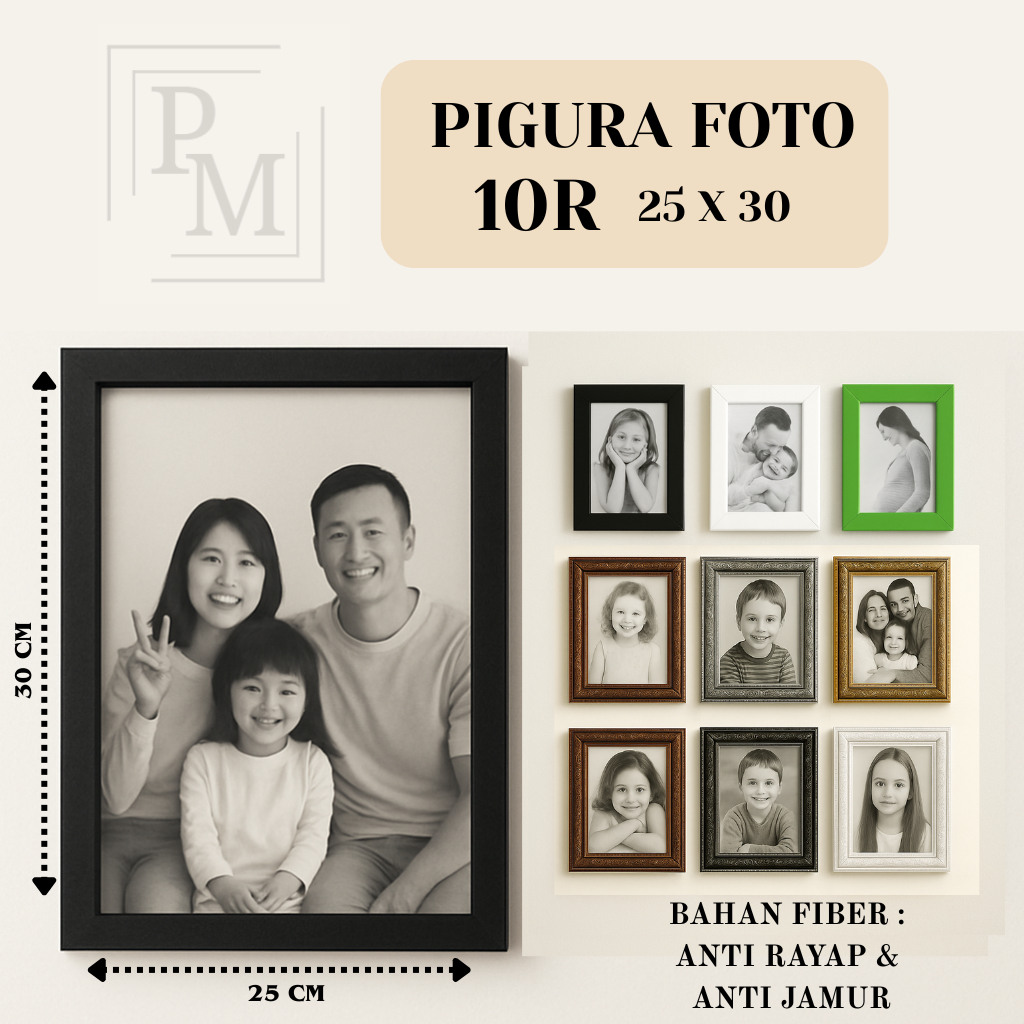 Frame / Bingkai / Pigura foto 10R (25x30cm)