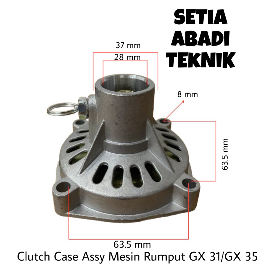 Rumah Kampas Rem Mesin Rumput 4 Tak GX 31/GX 35/Clutch Case Assy Mesin Rumput 4 Tak GX 31/GX 35