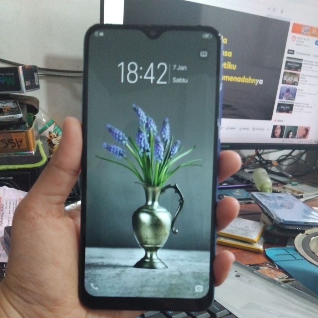 Vivo Y91 RAM 3GB ROM 32GB | Bekas Normal | Layar Jernih | Baterai Awet | Siap Pakai