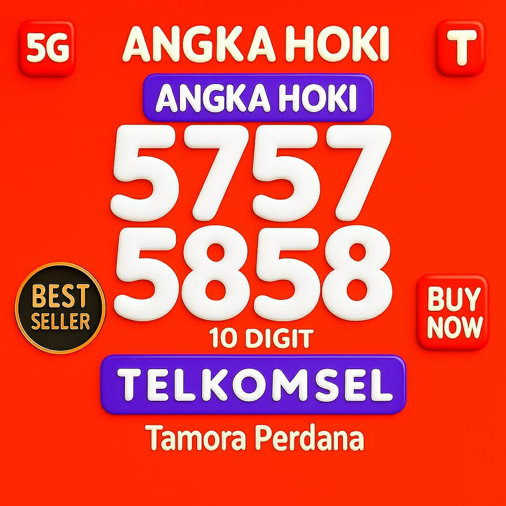 Nomor Cantik Telkomsel 10 Digit Prabayar SimPATI Seri Hoki Jawa 5757 dan 5858