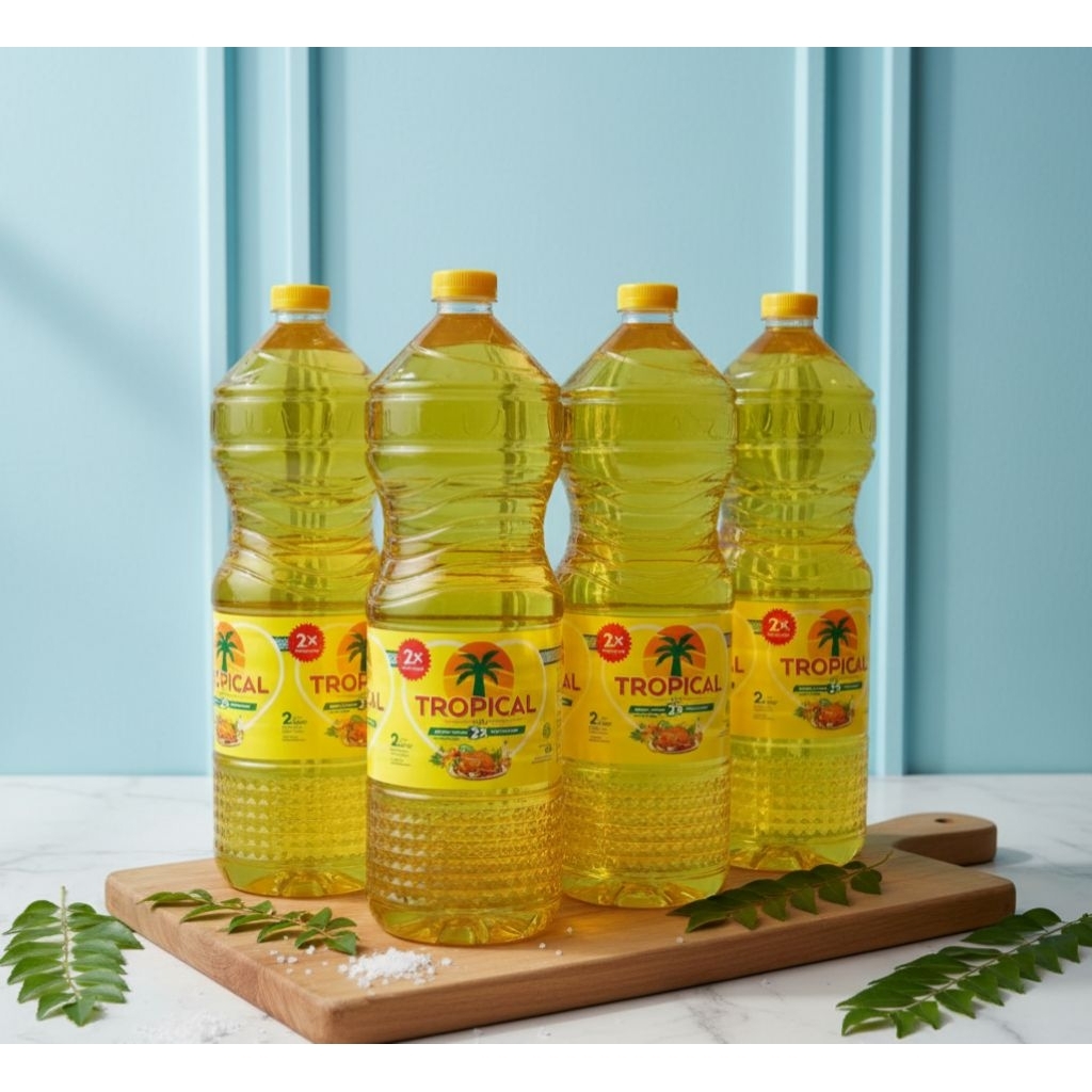 Minyak goreng tropical 2 liter botol / tropical 2 liter botol