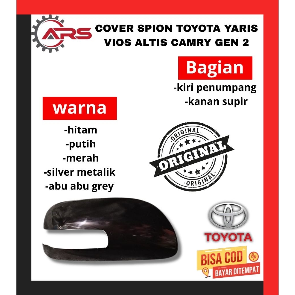 cover spion VIOS GEN2 YARIS CAMRY ALTIS TUTUP SPION VIOS  tutup spion vios spion elktrik cover spion