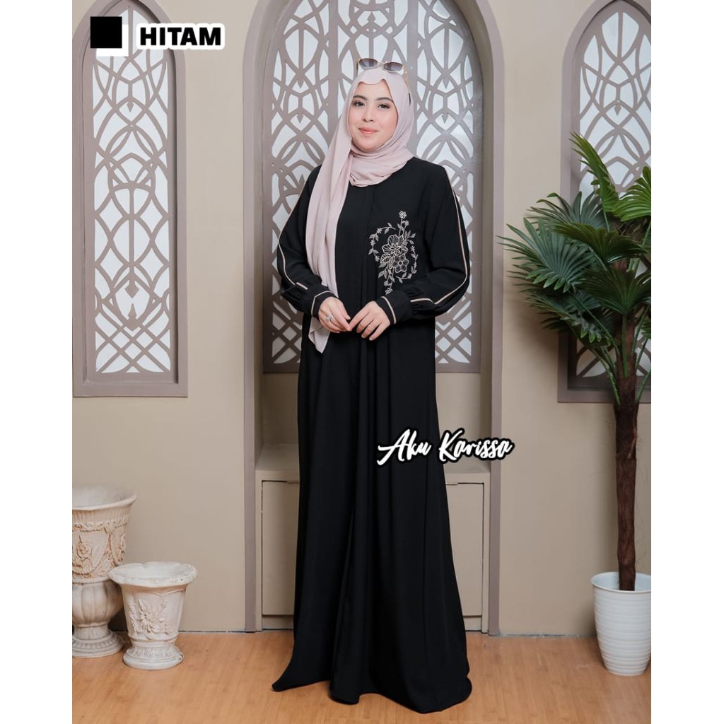 NARUMI ABAYA / MAHDA  / AZIZAH / HAWA DRESS GAMIS CRINGKLE ORI AKU KARISSA