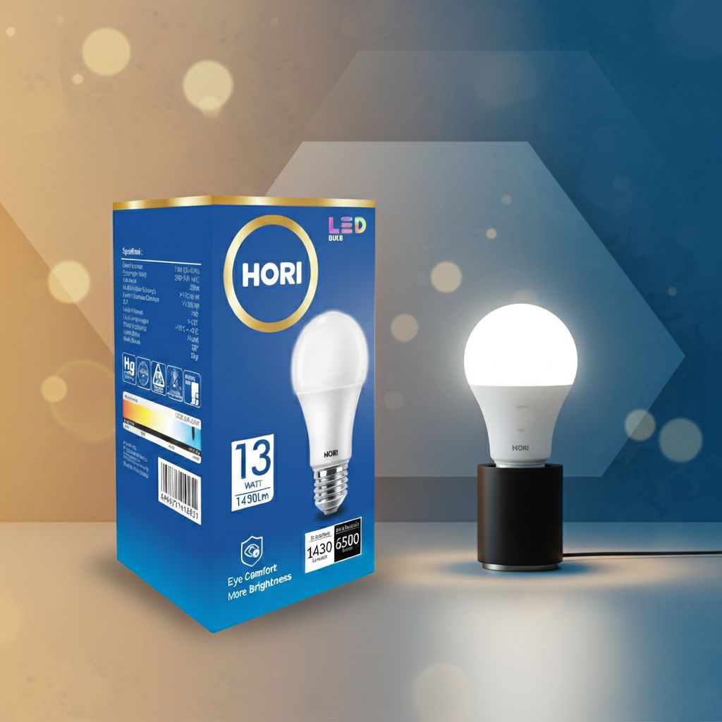 Lampu LED Hori 13 Watt — Terang, Hemat Energi, Awet Digunakan
