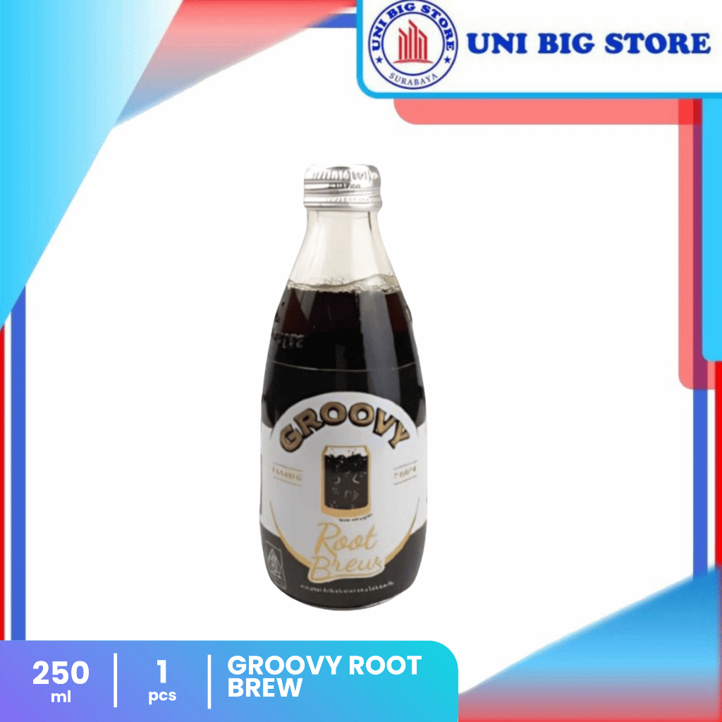 Groovy Rootbrew Soda Drink Root Beer Bottle 250 ml Botol