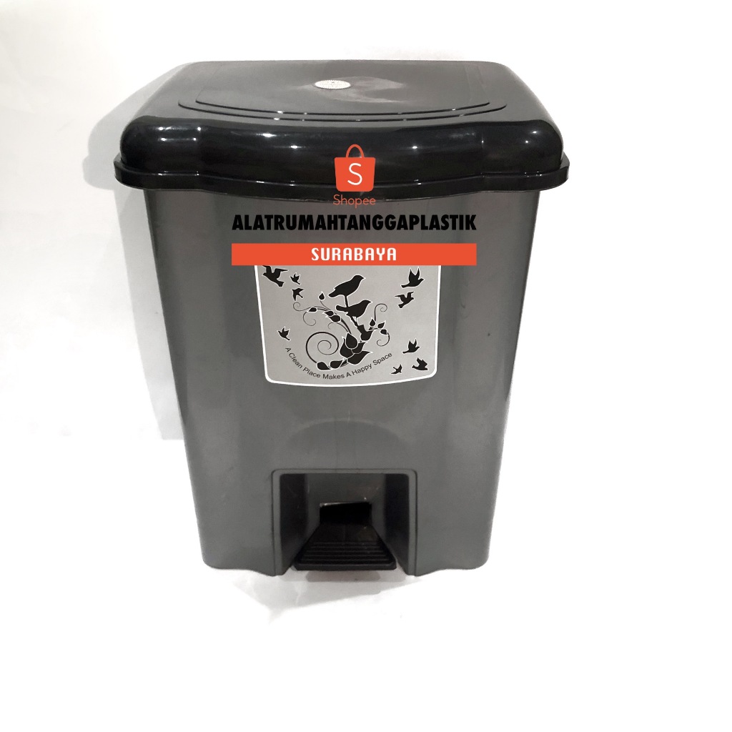 1pc Tong Sampah Injak Neoplast 10Liter Segi / Tempat Sampah Injak 10 Liter Kotak / Tempat Sampah Inj