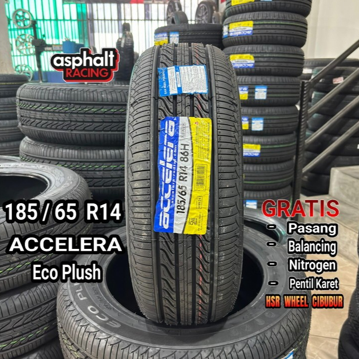BAN MOBIL MURAH 185/65 R14 MEREK ACCELERA ECO PLUSH II BAN MOBIL ACCELERA 185 65 R14